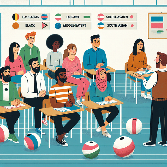 a classroom discussion about the cultural experiences learned through bocce ball