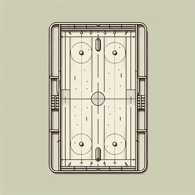 finished bocce court with marked lines
