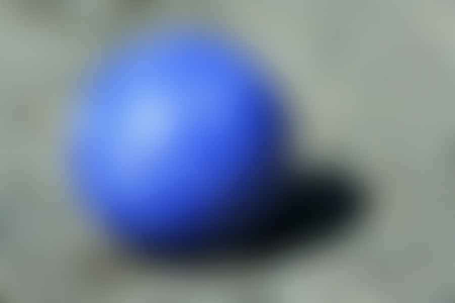 Close-up view of colorful bocce balls