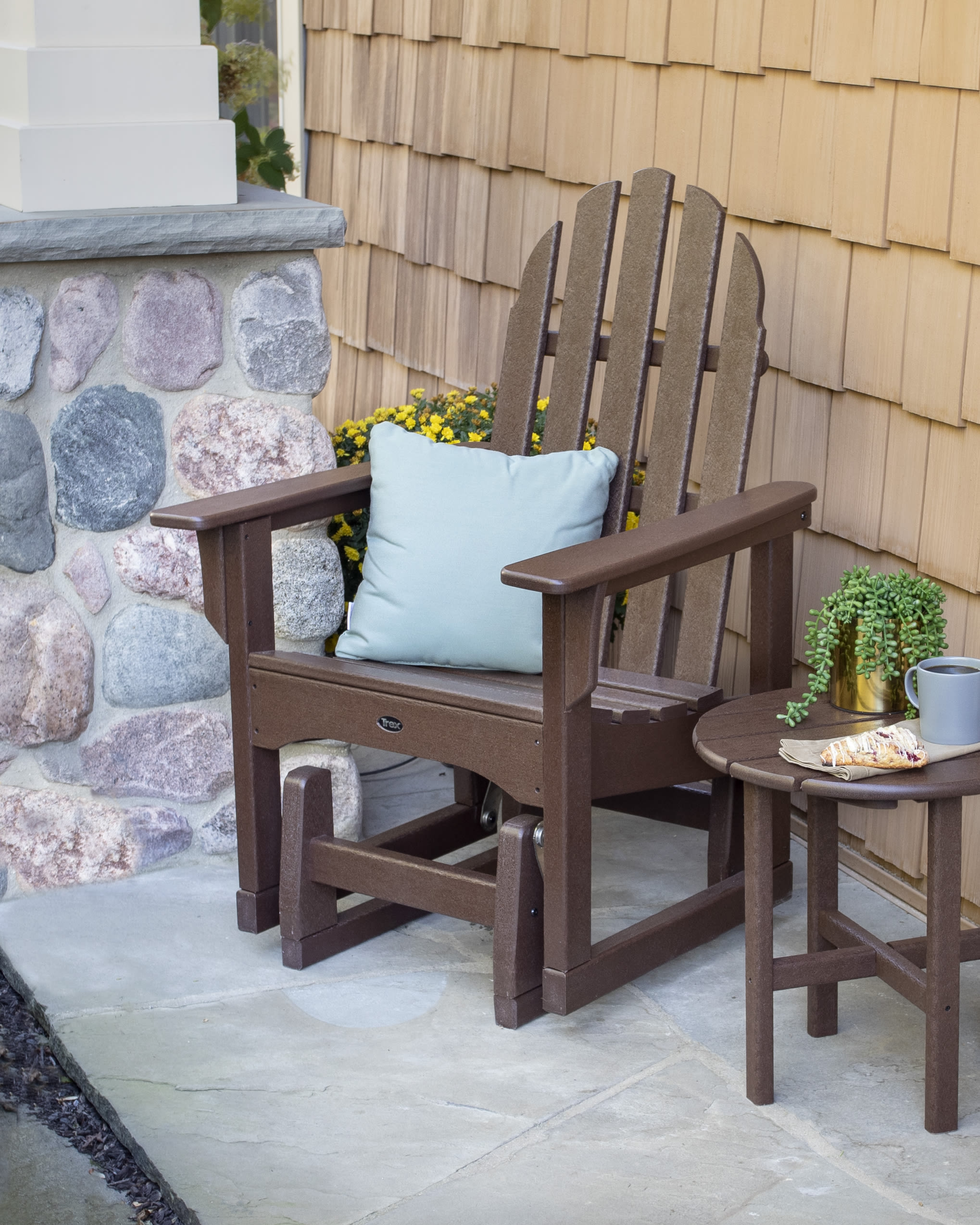 Adirondack chair garden