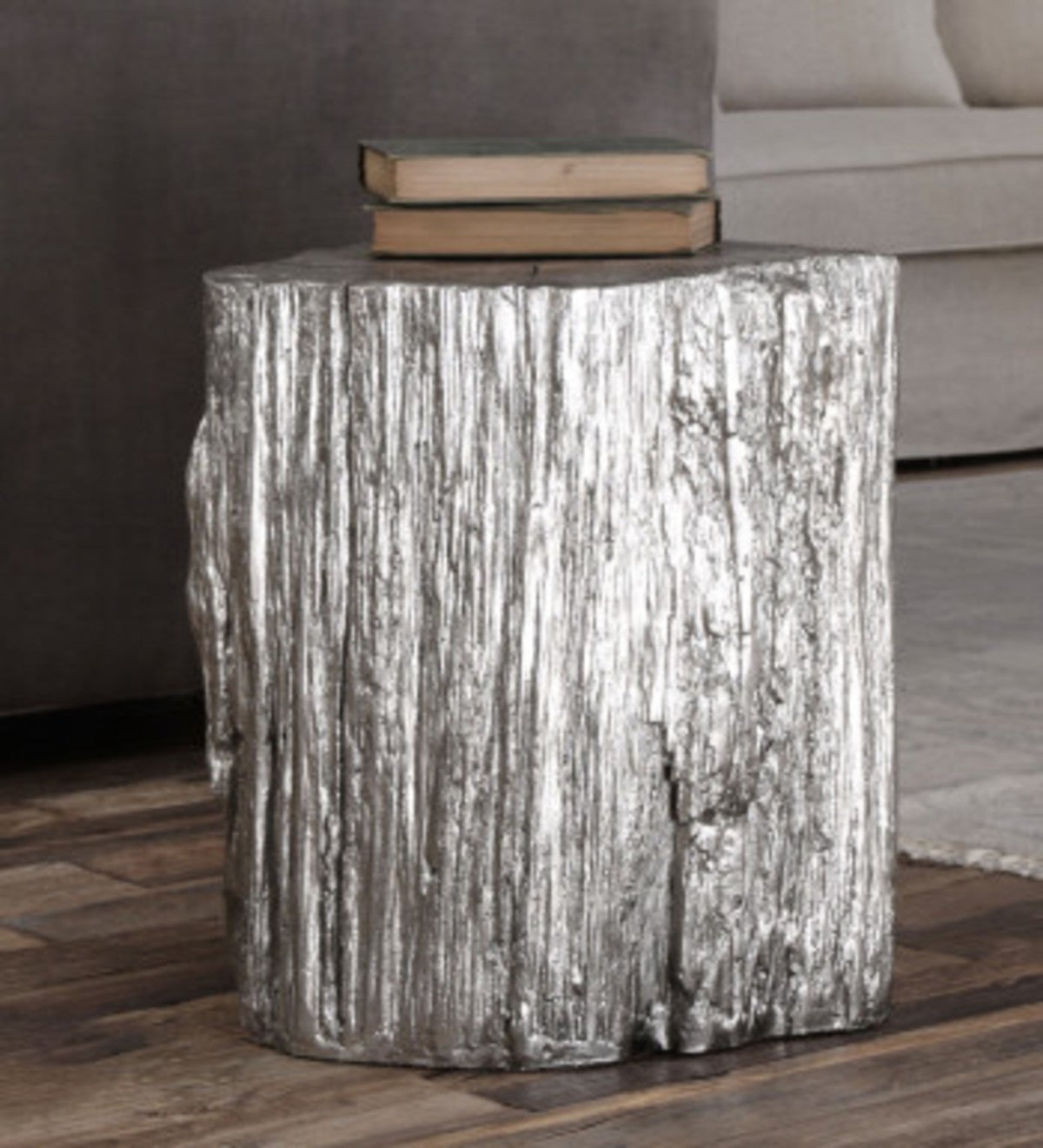 tree stump stool