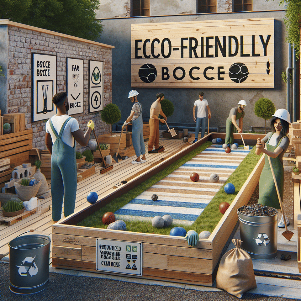 Eco-Friendly Bocce: Sustainable Practices for Bocce Court Construction and Maintenance