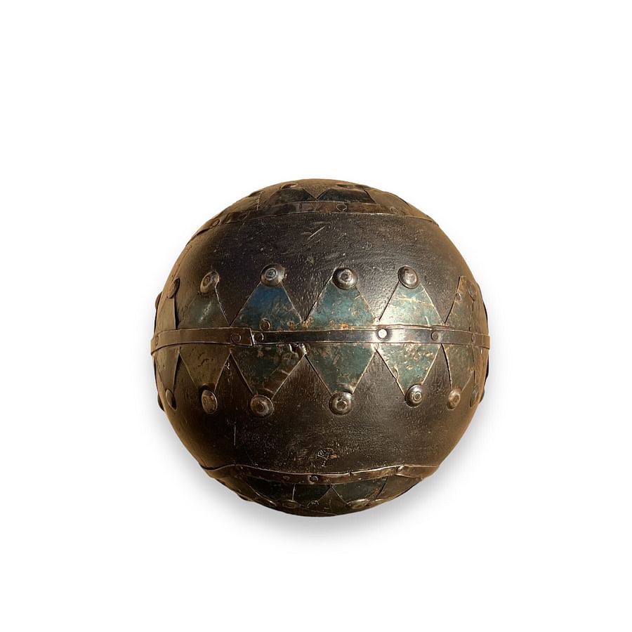 Medieval players engaged in a game of Bocce Ball