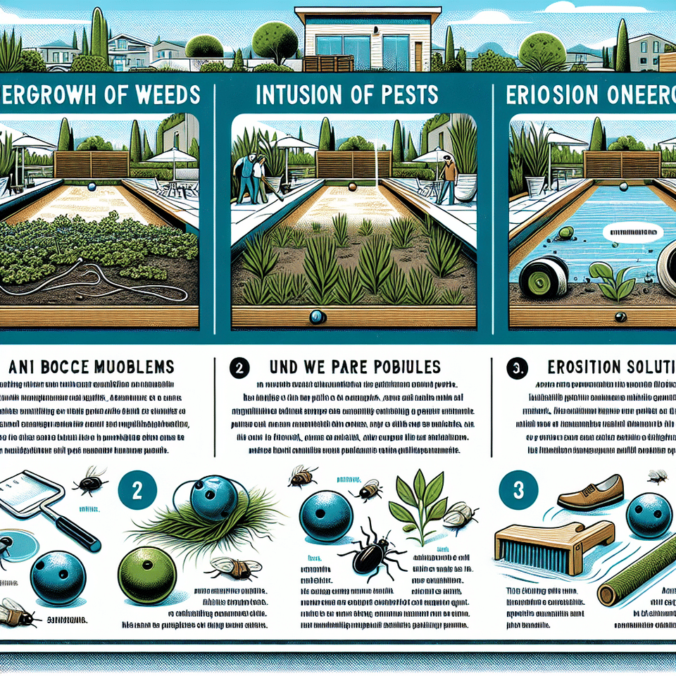 Troubleshooting Common Bocce Ball Court Issues: Dealing with Weeds, Pests, and Erosion